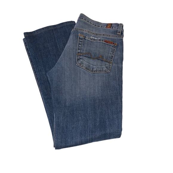 7 for All Mankind Boycut Jean sz 28 - Picture 9 of 11